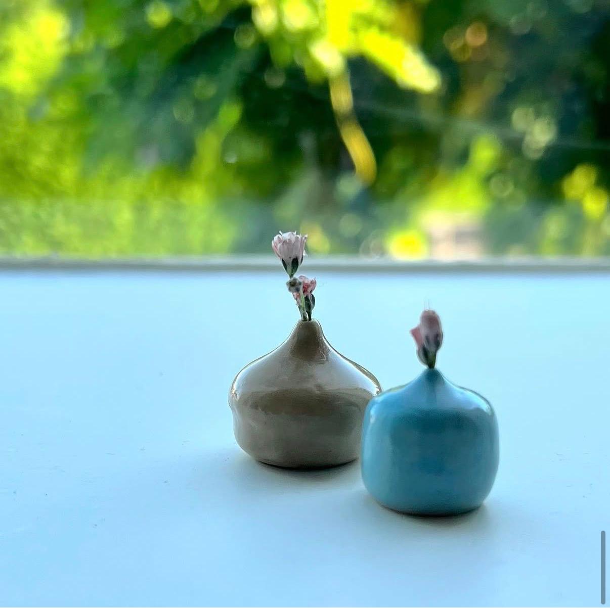 Mini stoneware pottery artwork 9